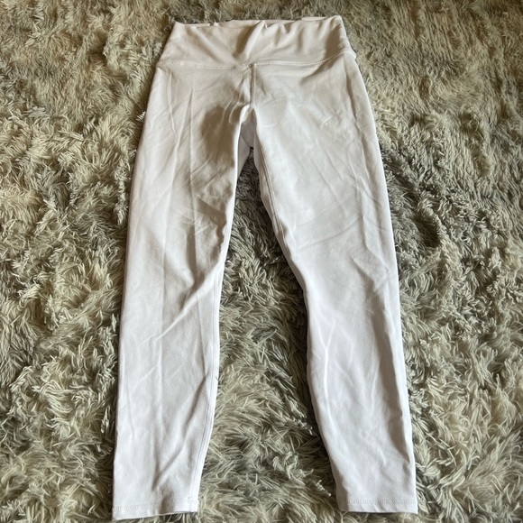 NWOT powerhold by fabletics Kessler strappy boost white workout leggings - Picture 2 of 6